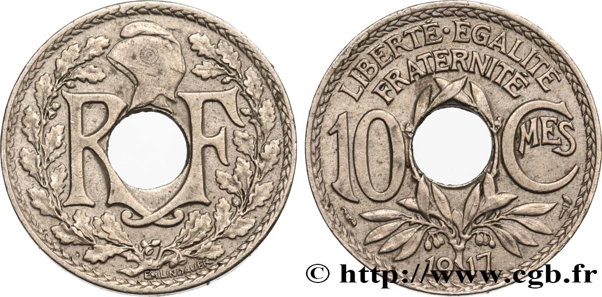 10 centimes Lindauer 1917  F.138/1 MBC45 