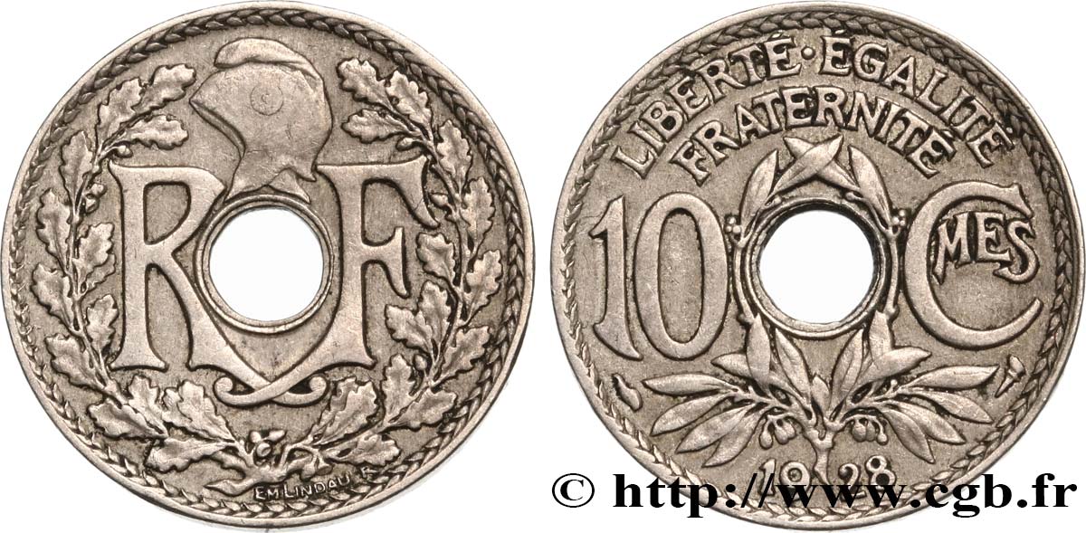10 centimes Lindauer 1928  F.138/15 VF35 