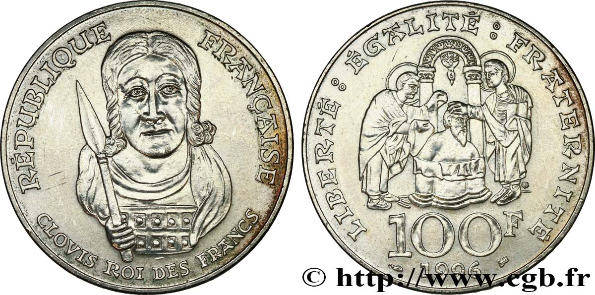 100 francs Clovis 1996  F.464/2 MBC+ 