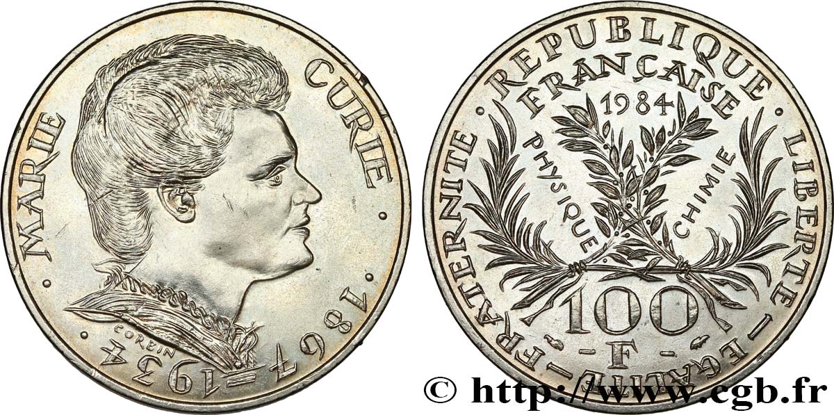 100 francs Marie Curie 1984  F.452/2 AU 