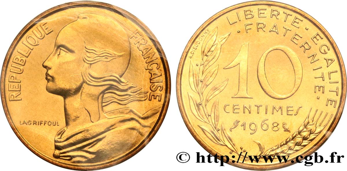10 centimes Marianne 1968 Paris F.144/8 MS 