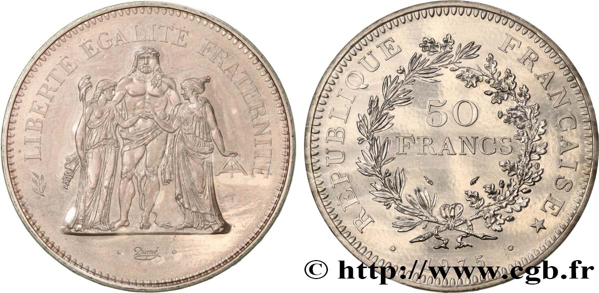 50 francs Hercule 1975  F.427/3 FDC 