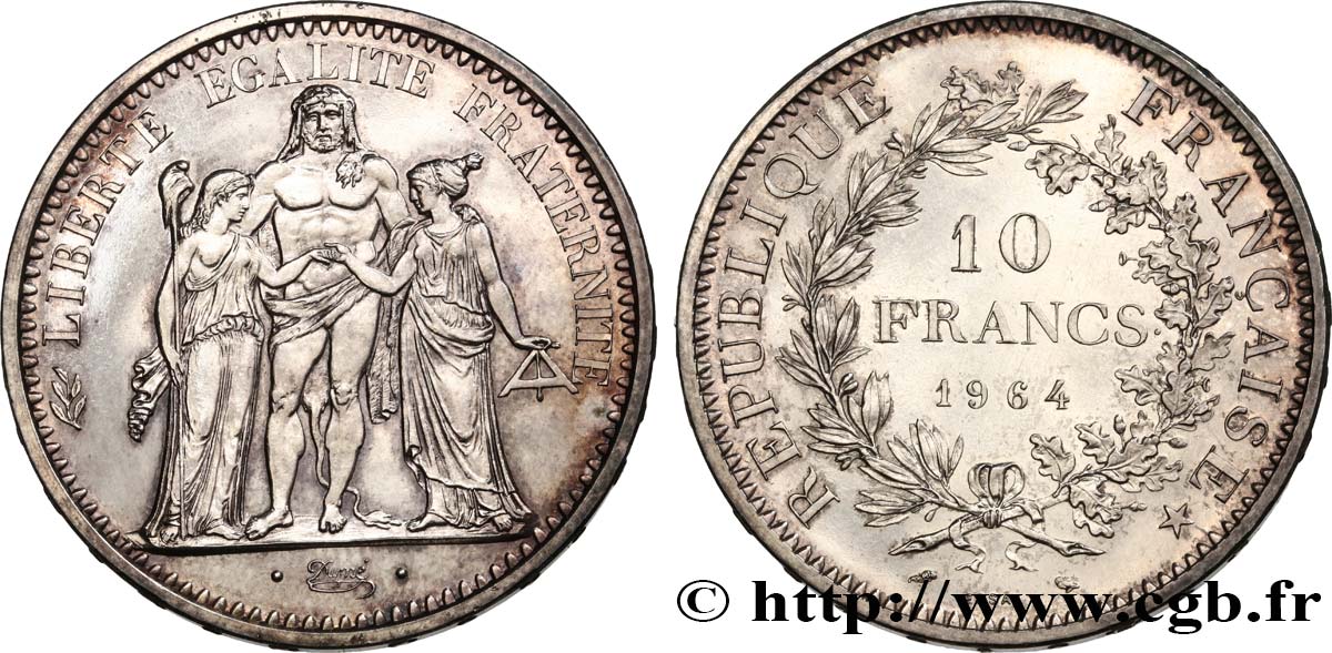 Essai de 10 francs Hercule 1964 Paris F.364/2 SPL 