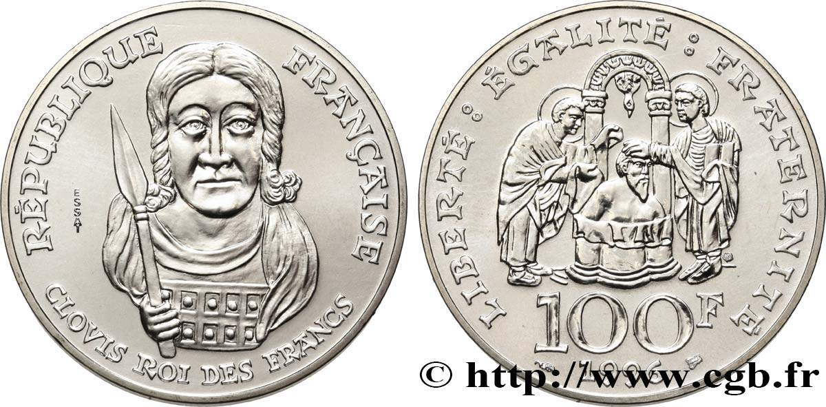 Essai de 100 francs Clovis 1996  F.464/1 ST 