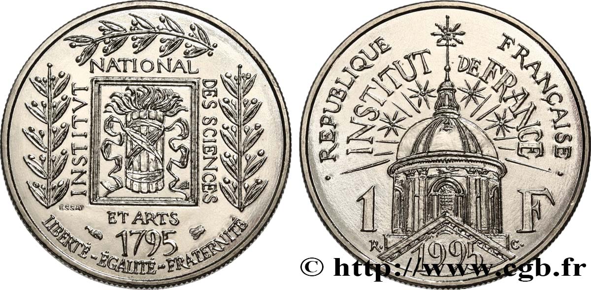 Essai de 1 franc Institut de France 1995 Pessac F.230/1 ST 