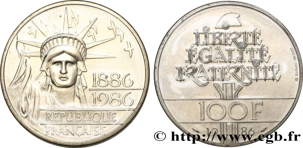100 francs Liberté (Statue de la) 1986 Pessac F.454/2 MS 