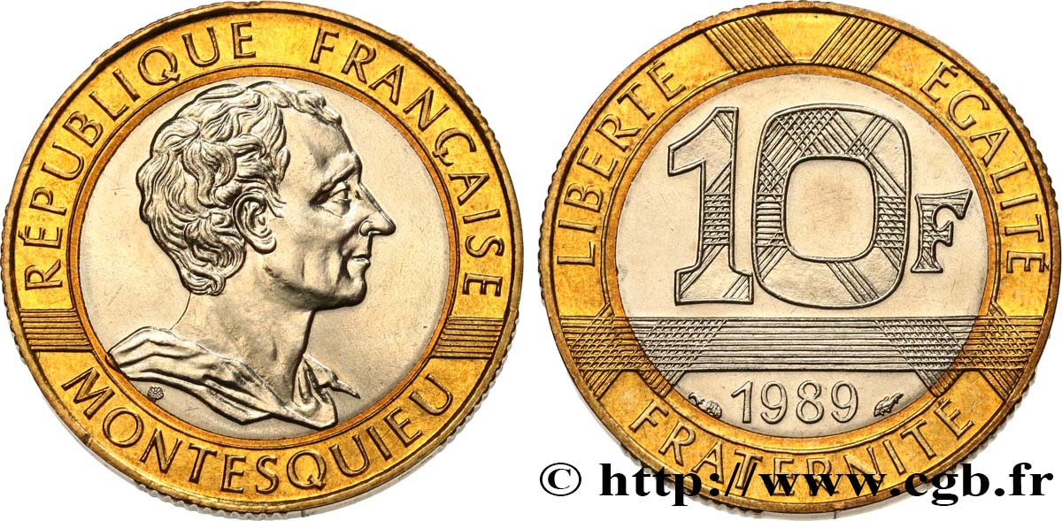 10 francs Montesquieu 1989  F.376/2 SC64 