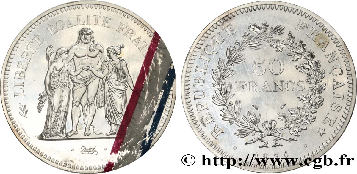 Essai de 50 francs Hercule 1974 Pessac F.427/1 SPL 