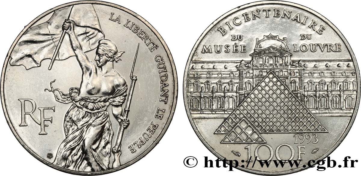 100 francs Liberté guidant le peuple 1993  F.461/2 TTB 