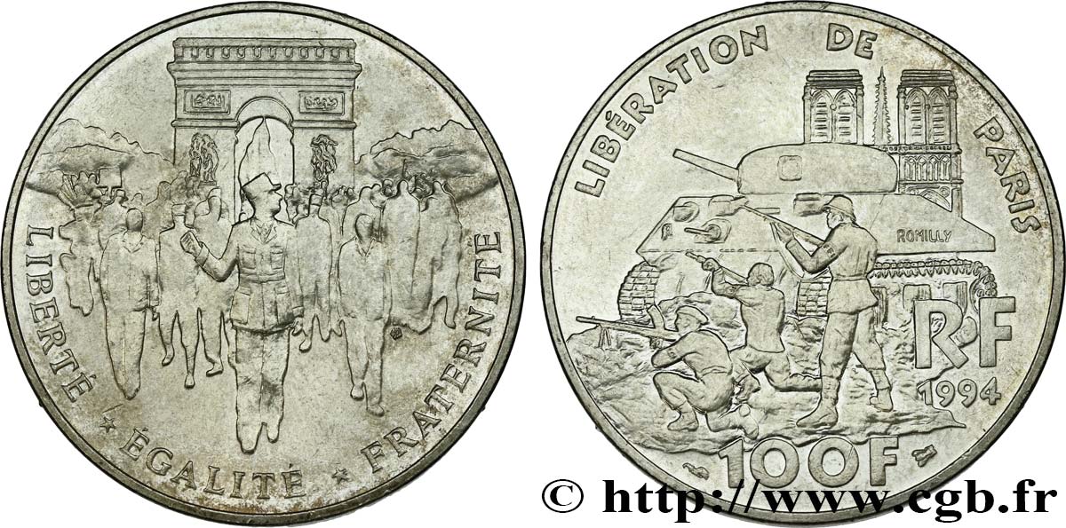 100 francs Libération de Paris 1994  F.462/2 SS 