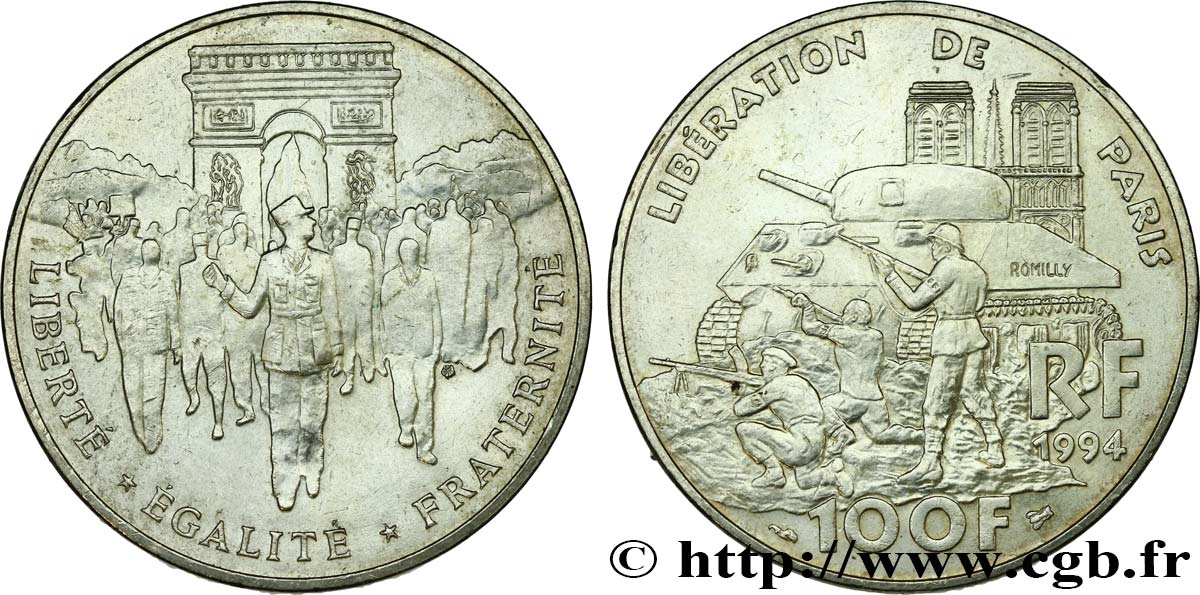 100 francs Libération de Paris 1994  F.462/2 SS 