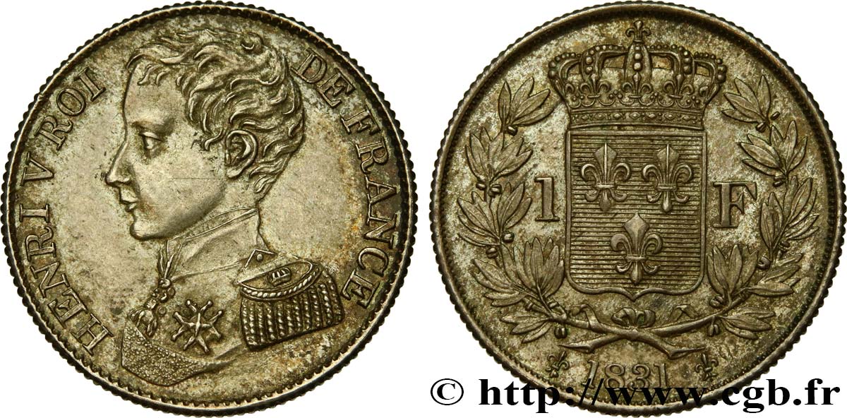 1 franc 1831  VG.2705  VZ 