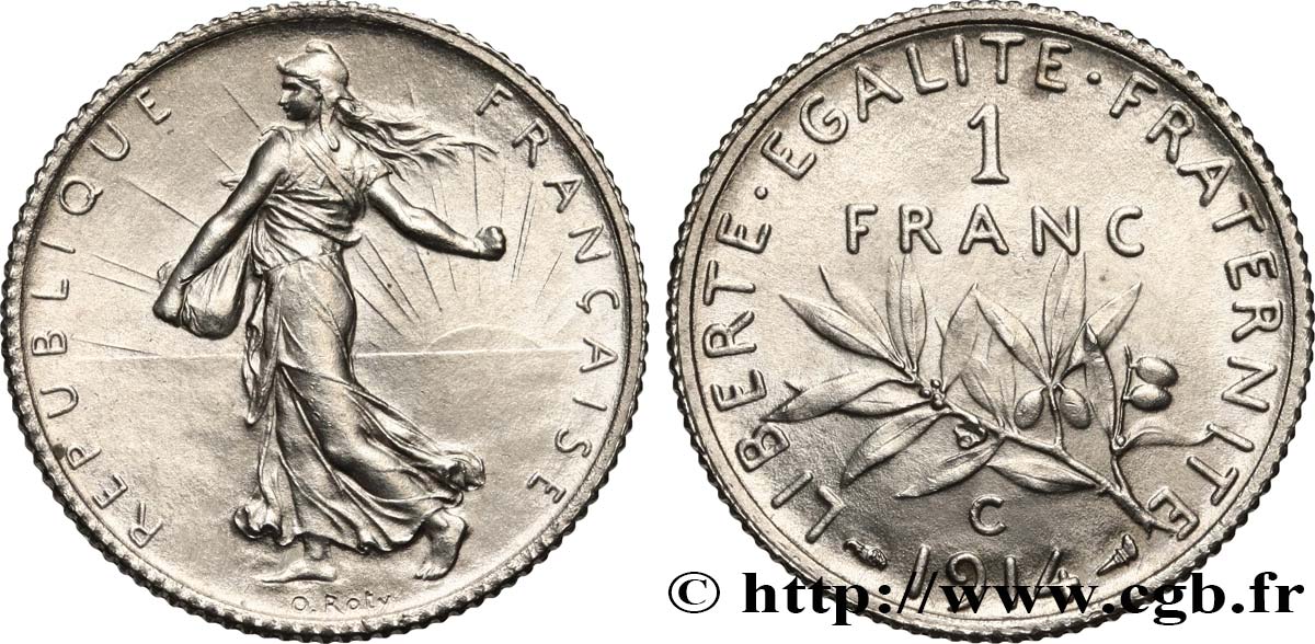 1 franc Semeuse 1914 Castelsarrasin F.217/20 SC64 