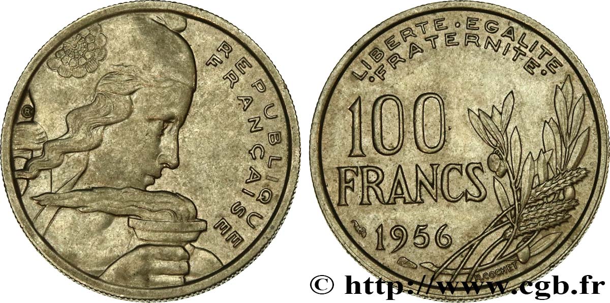 100 francs Cochet 1956  F.450/8 MBC52 