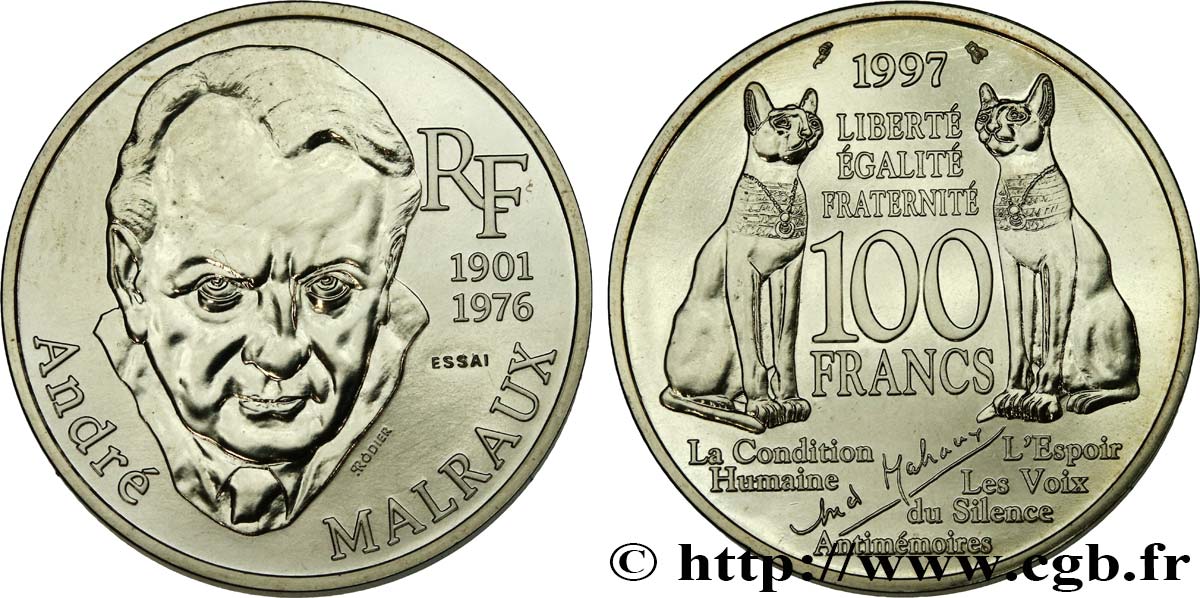 Essai de 100 francs Malraux 1997 Paris F.465/1 ST 