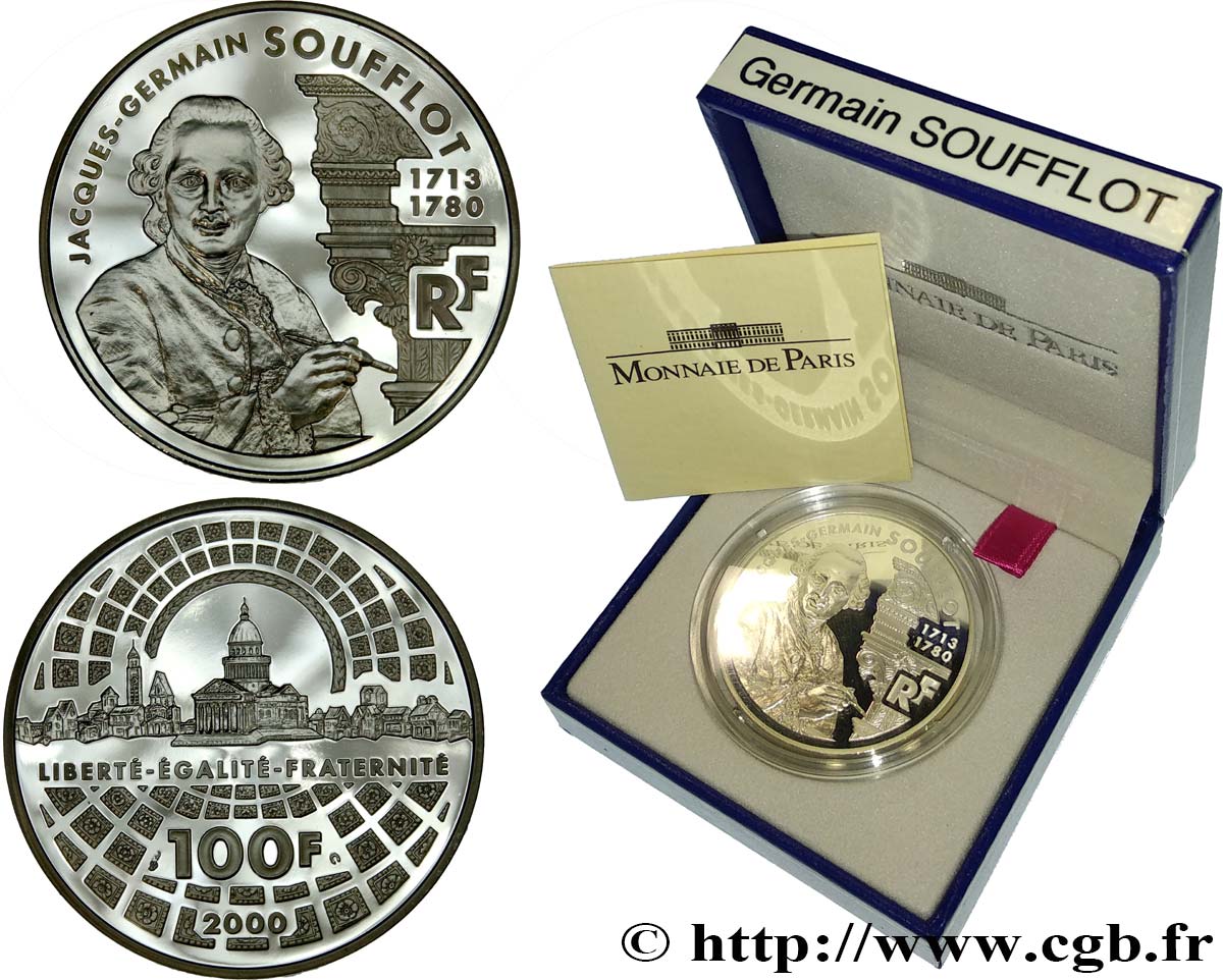Belle Epreuve 100 francs - Jacques-Germain Soufflot 2000  F.1674 1 MS 