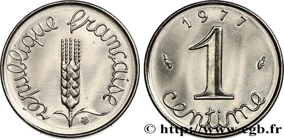 1 centime Épi 1977 Pessac F.106/31 FDC 