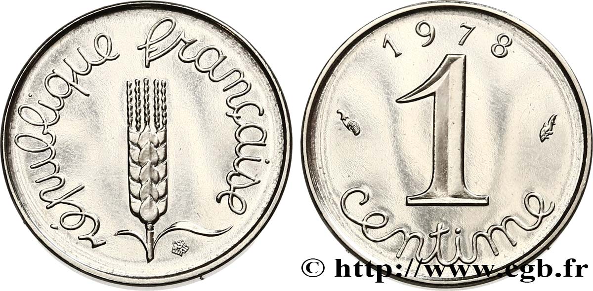 1 centime Épi 1978 Pessac F.106/33 FDC 