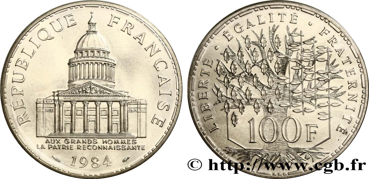 100 francs Panthéon 1984  F.451/4 FDC 