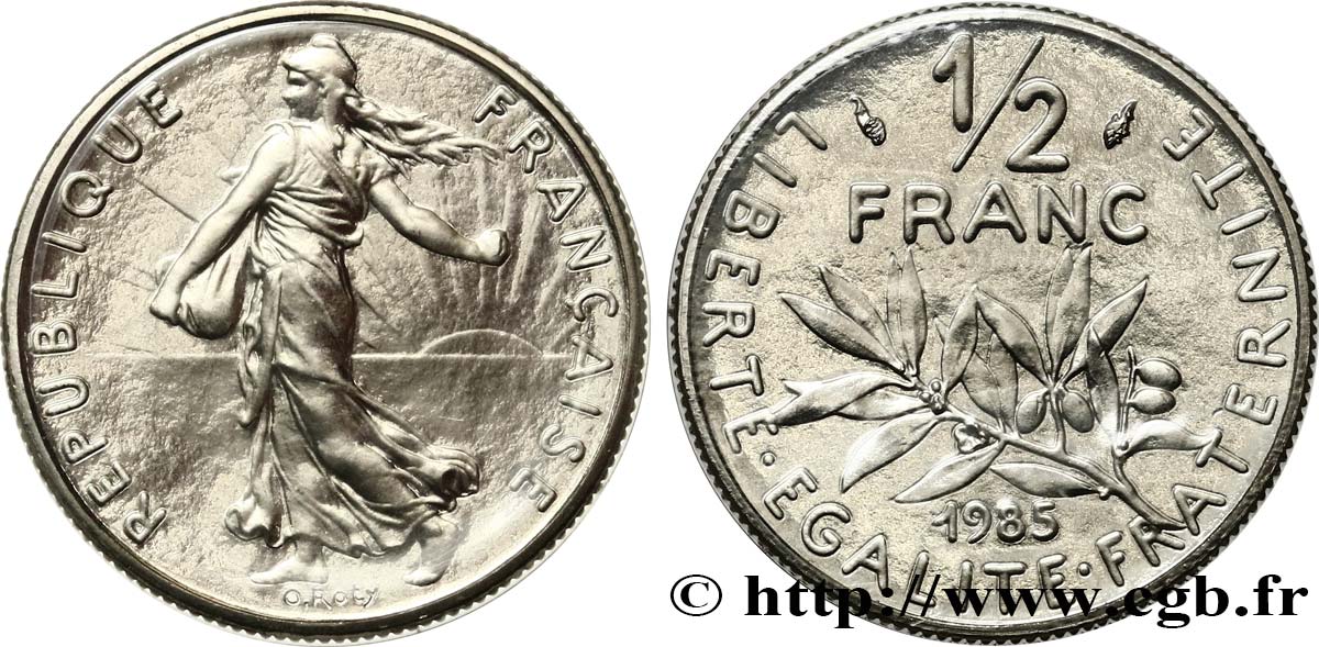 1/2 franc Semeuse 1985 Pessac F.198/24 ST 