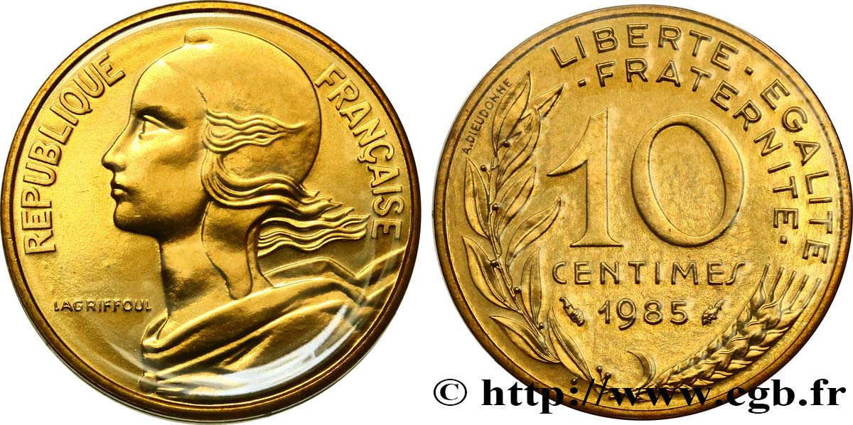 10 centimes Marianne 1985 Pessac F.144/25 MS 