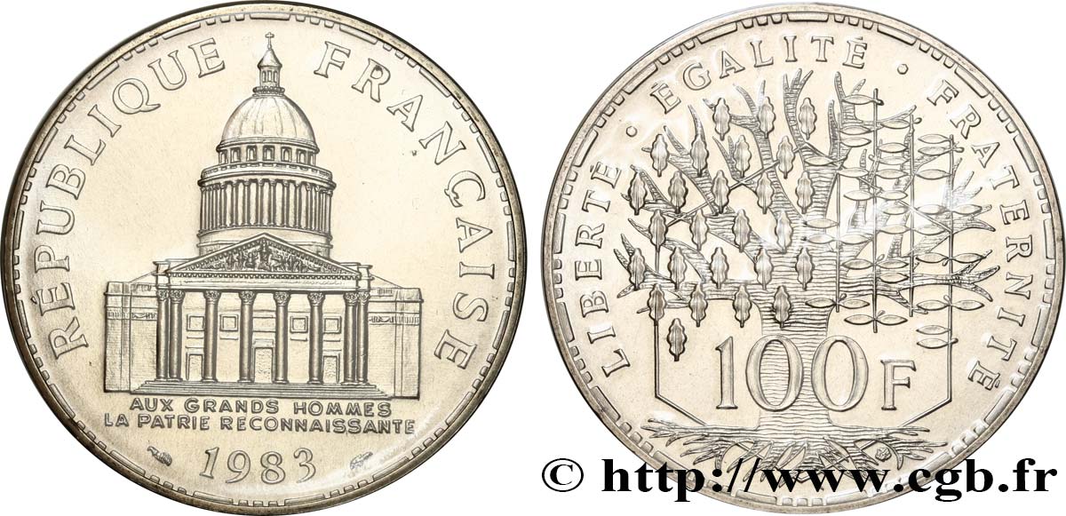100 francs Panthéon 1983  F.451/3 MS 