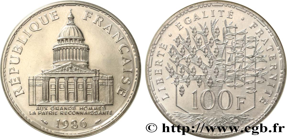 100 francs Panthéon 1986  F.451/6 ST 