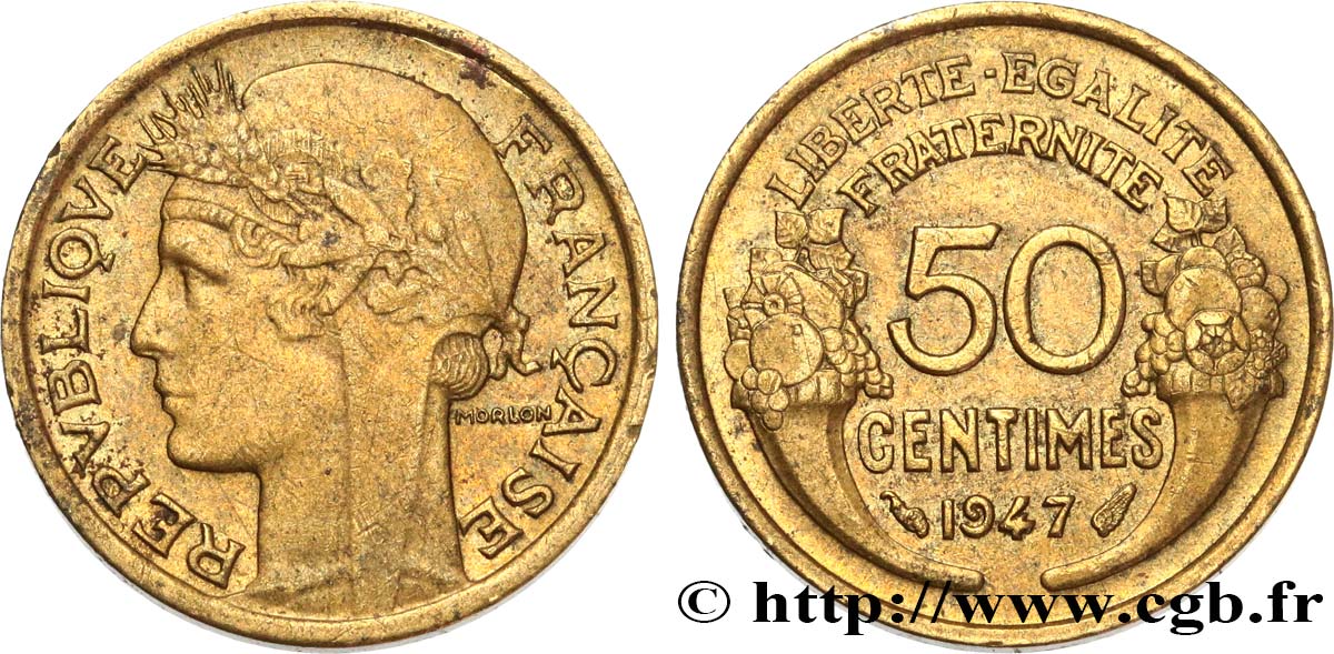 50 centimes Morlon  1947  F.192/19 TTB50 