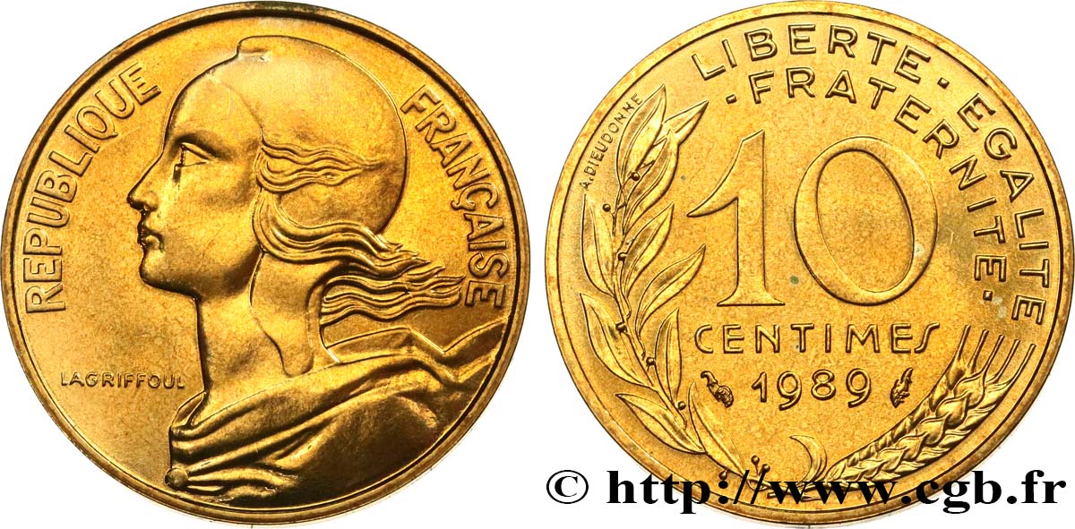 10 centimes Marianne 1989 Pessac F.144/29 ST 
