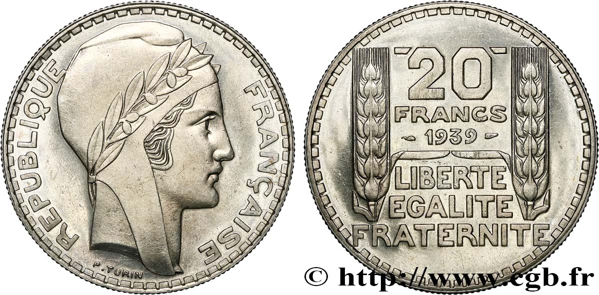 20 francs Turin 1939  F.400/10 SC 