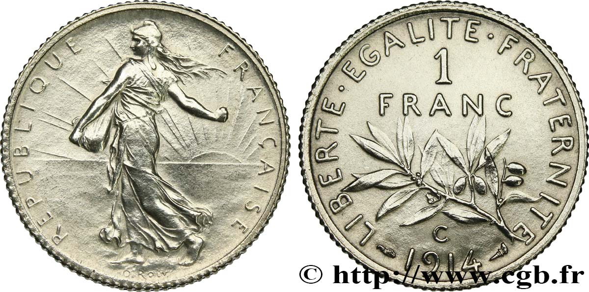1 franc Semeuse 1914 Castelsarrasin F.217/20 MS 