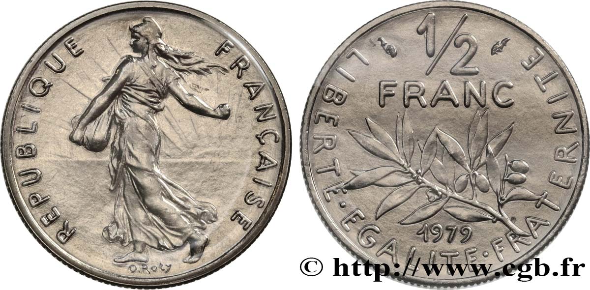 1/2 franc Semeuse 1979 Pessac F.198/18 ST 