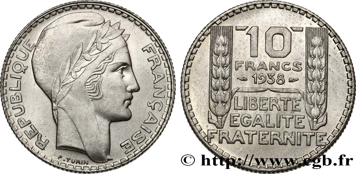 10 francs Turin 1938  F.360/9 SC 