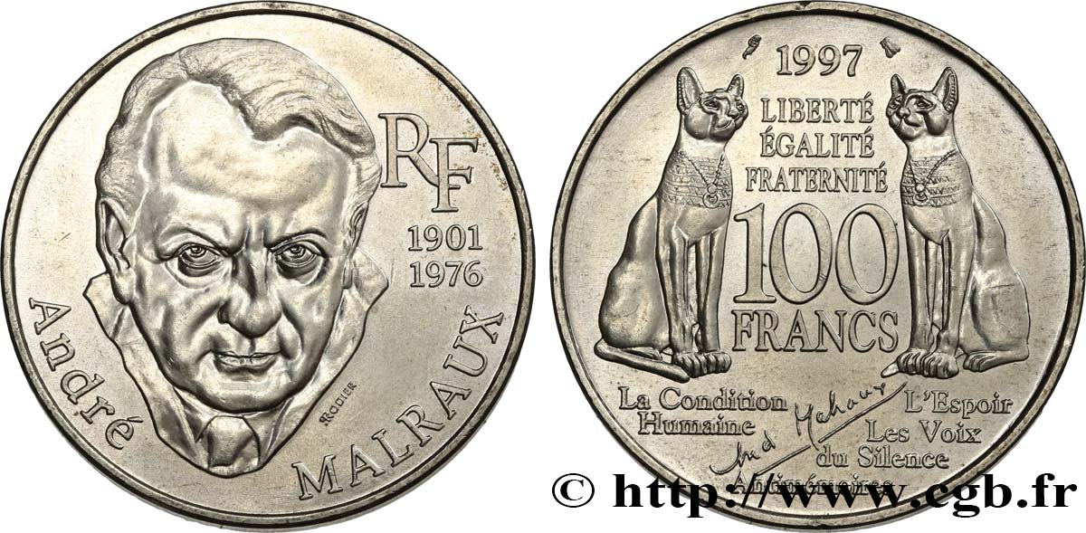 100 francs Malraux 1997  F.465/2 SPL 