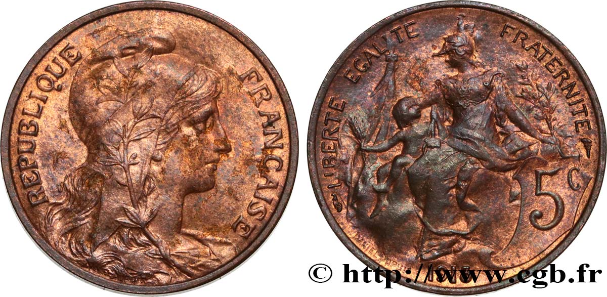 5 centimes Daniel-Dupuis 1913  F.119/25 EBC 