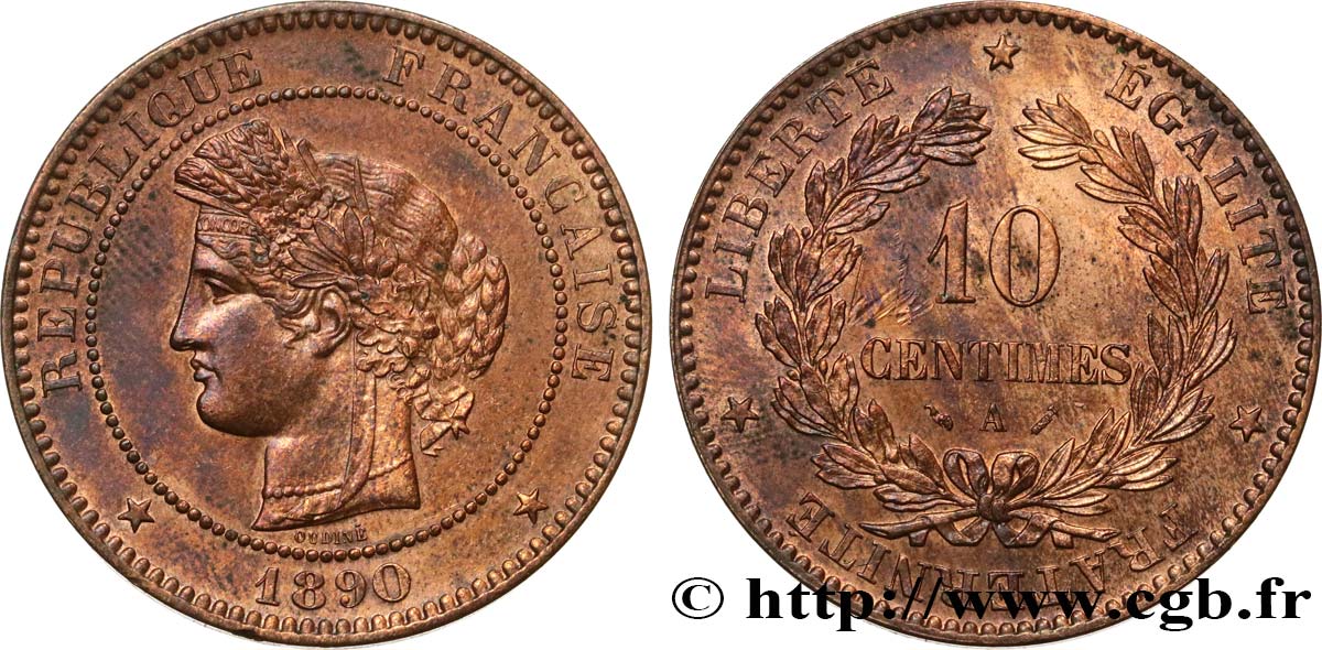 10 centimes Cérès 1890 Paris F.135/35 BB52 