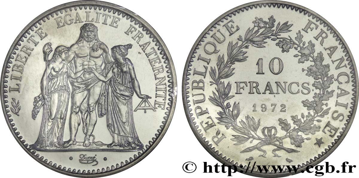 10 francs Hercule 1972  F.364/11 MS 