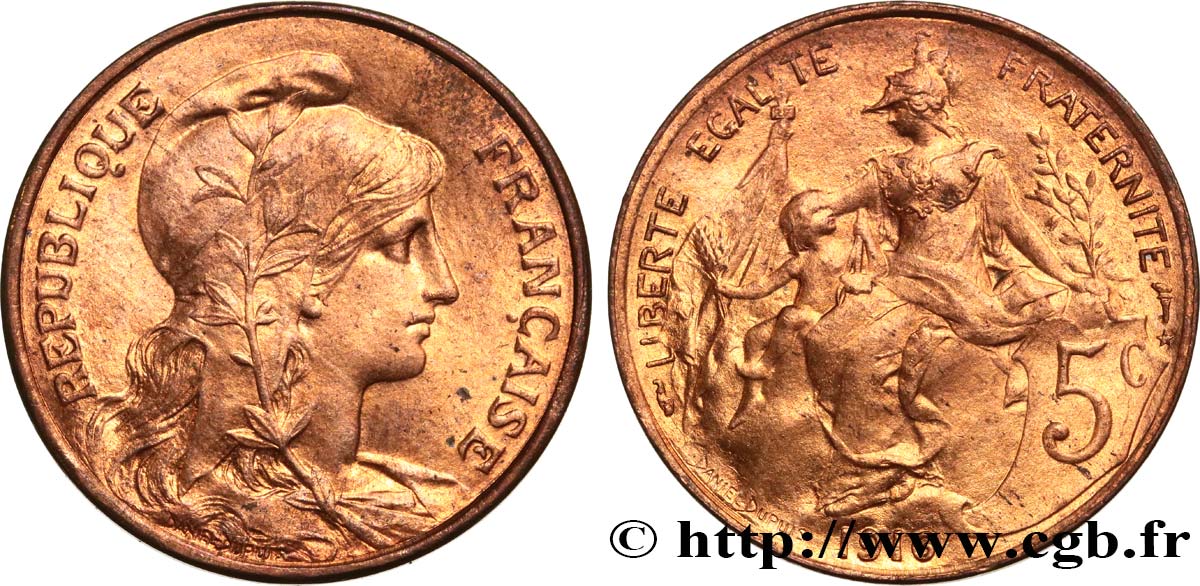 5 centimes Daniel-Dupuis 1916  F.119/29 SC63 
