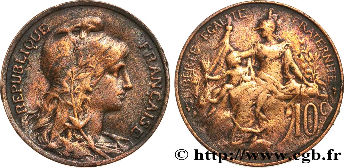 10 centimes Daniel-Dupuis 1905  F.136/14 MB15 