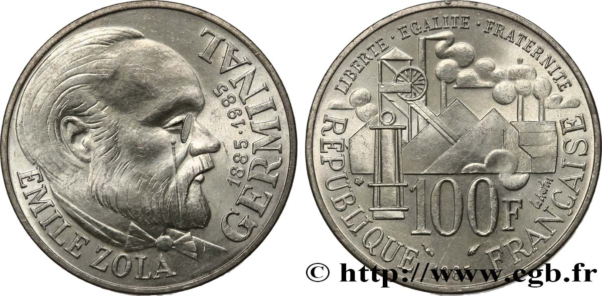 100 francs Émile Zola 1985  F.453/2 EBC 