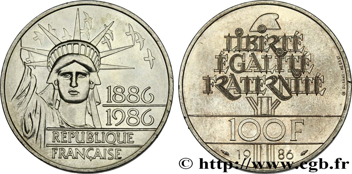 100 francs Liberté (Statue de la) 1986  F.454/2 SC63 
