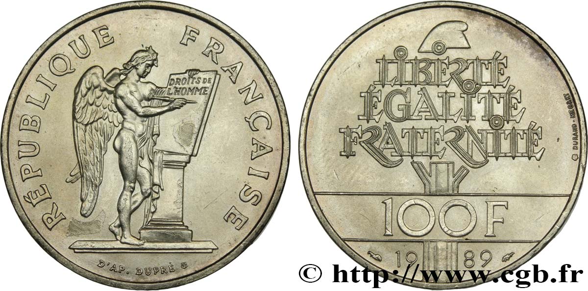 100 francs Droits de l’Homme 1989  F.457/2 VZ 