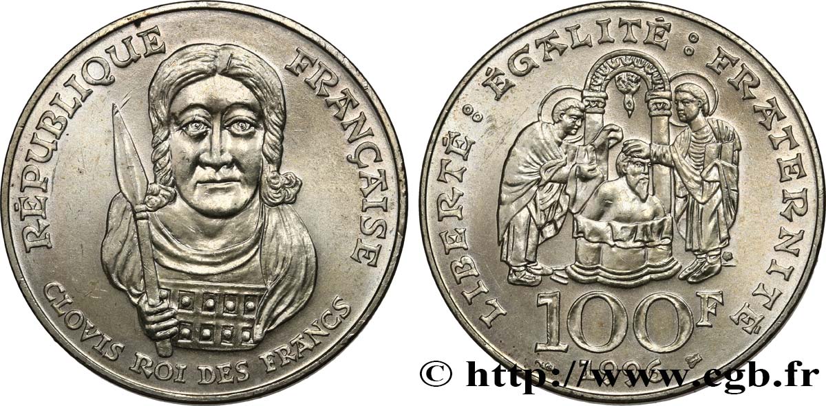 100 francs Clovis 1996  F.464/2 fVZ 