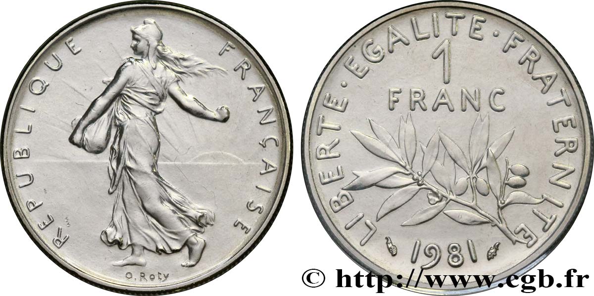 1 franc Semeuse, nickel 1981 Pessac F.226/26 FDC 