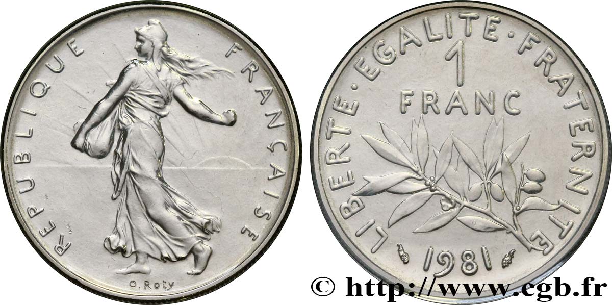 1 franc Semeuse, nickel 1981 Pessac F.226/26 MS 