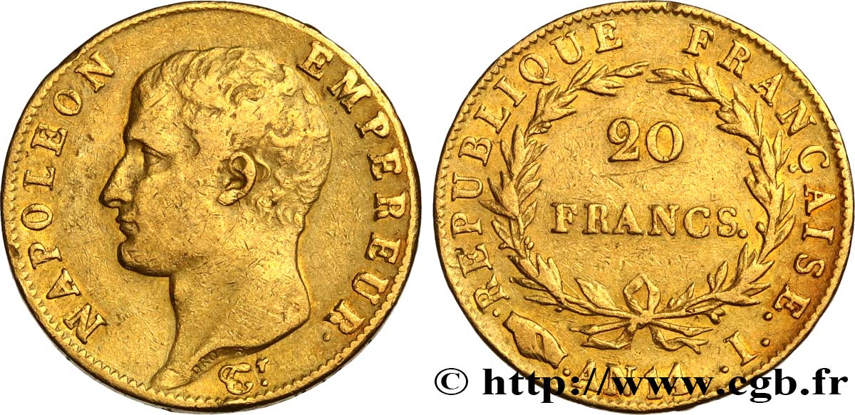 20 Francs or 1805 Limoges F.512/6 TB35 