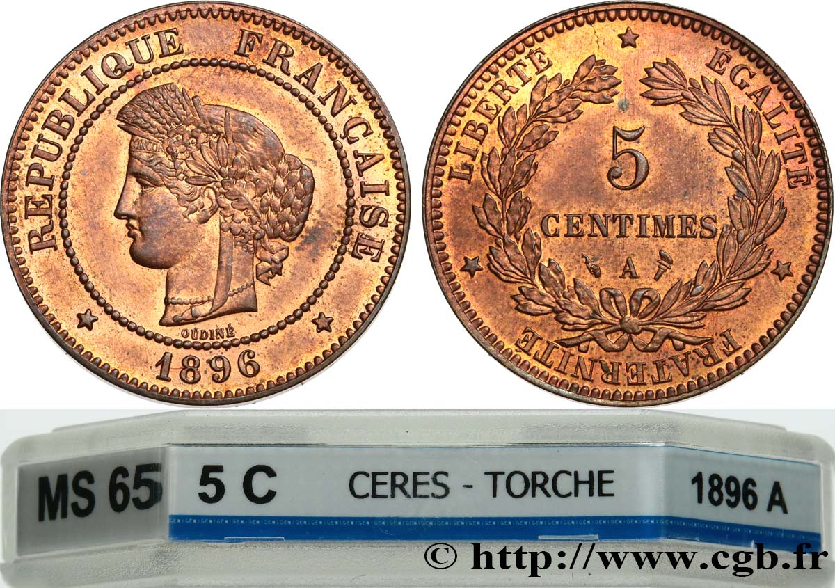 5 centimes Cérès 1896 Paris F.118/38 ST65 GENI