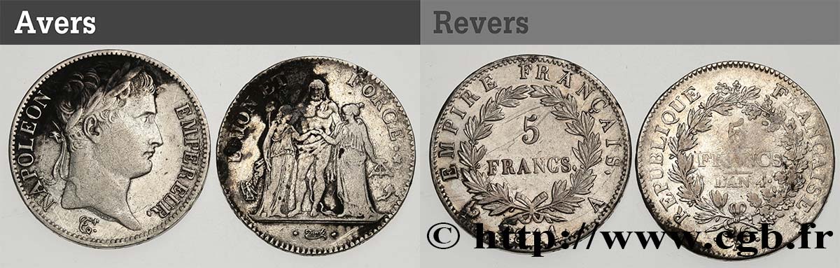 Lot de deux 5 francs n.d. Paris F.288/1 MB/q.BB 