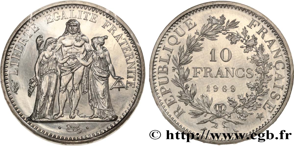10 francs Hercule 1969  F.364/8 MS 
