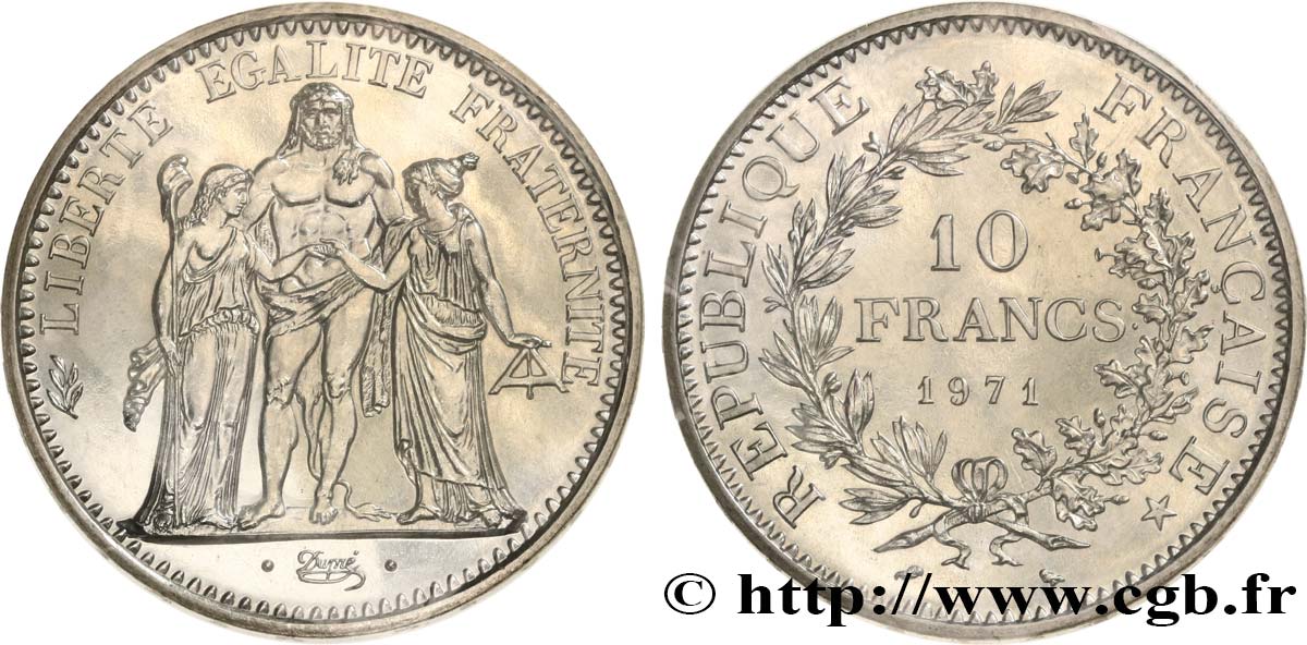 10 francs Hercule 1971  F.364/10 ST 